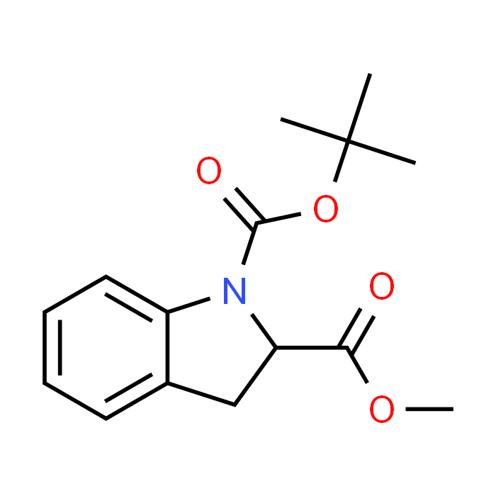 1-tert-Butyl 2-methyl indoline-1,2-dicarboxylate