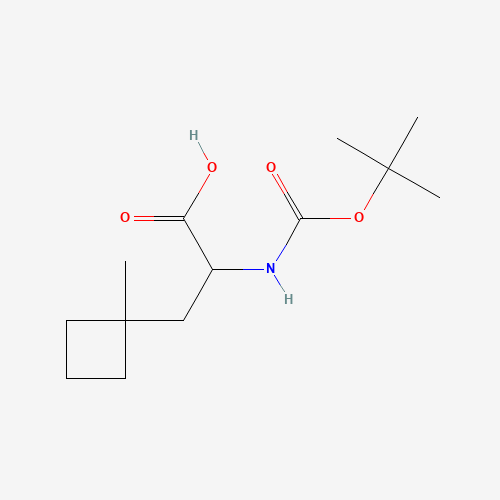2-((tert-Butoxycarbonyl)amino)-3-(1-methylcyclobutyl)propanoic acid
