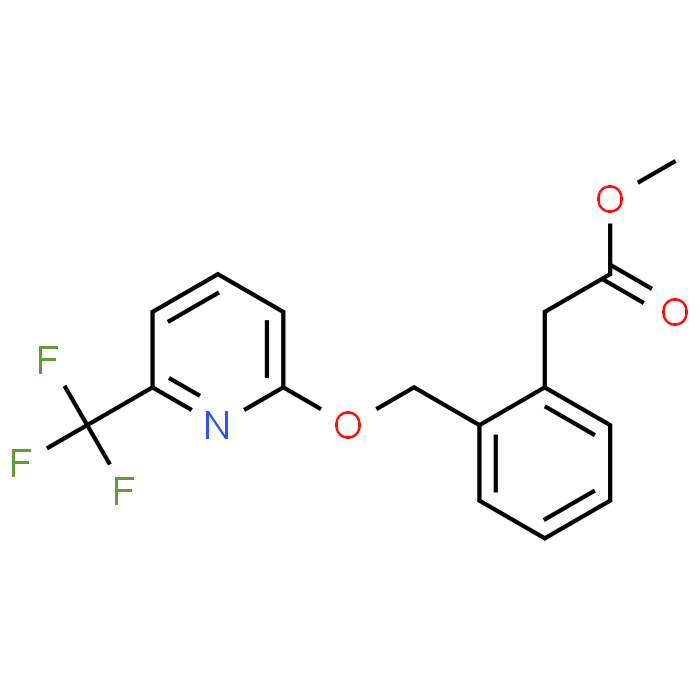 Methyl 2-(2-(((6-(trifluoromethyl)pyridin-2-yl)oxy)methyl)phenyl)acetate