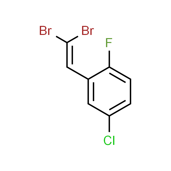 2-(2,2-Dibromovinyl)-4-chloro-1-fluorobenzene