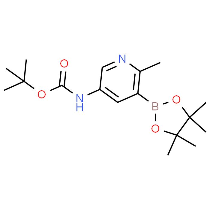tert-Butyl (6-methyl-5-(4,4,5,5-tetramethyl-1,3,2-dioxaborolan-2-yl)pyridin-3-yl)carbamate