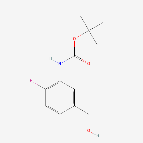 tert-Butyl (2-fluoro-5-(hydroxymethyl)phenyl)carbamate