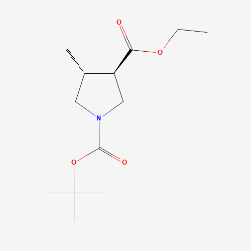 trans-1-tert-Butyl 3-ethyl 4-methylpyrrolidine-1,3-dicarboxylate