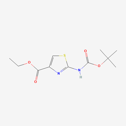 Ethyl 2-((tert-butoxycarbonyl)amino)thiazole-4-carboxylate
