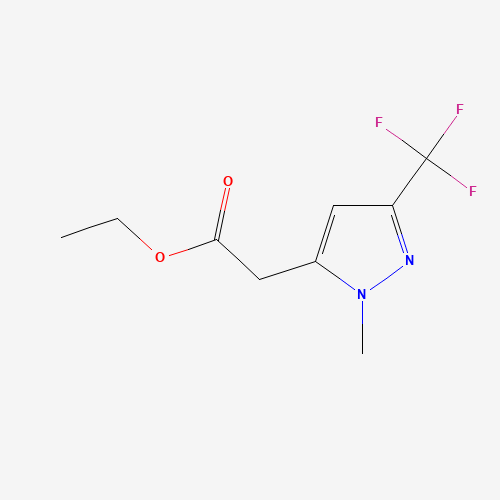 Ethyl 2-(1-methyl-3-(trifluoromethyl)-1H-pyrazol-5-yl)acetate