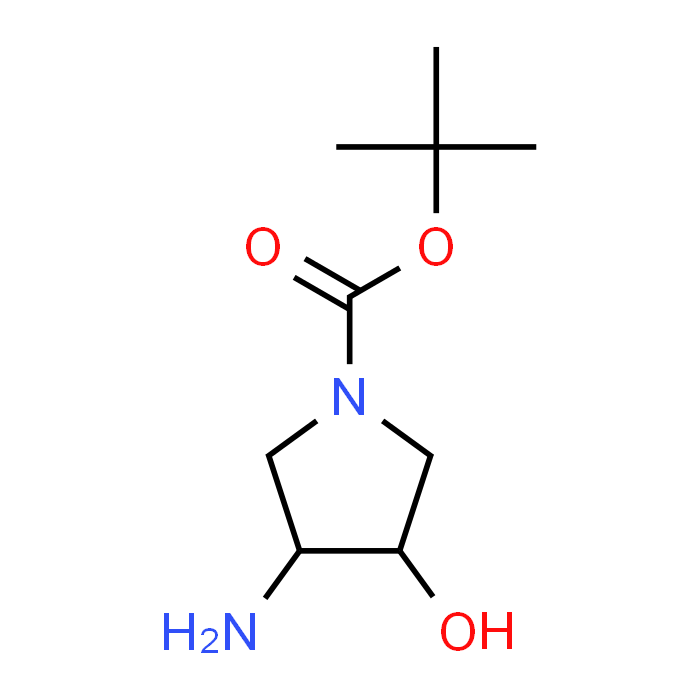 tert-Butyl 3-amino-4-hydroxypyrrolidine-1-carboxylate - Achmem