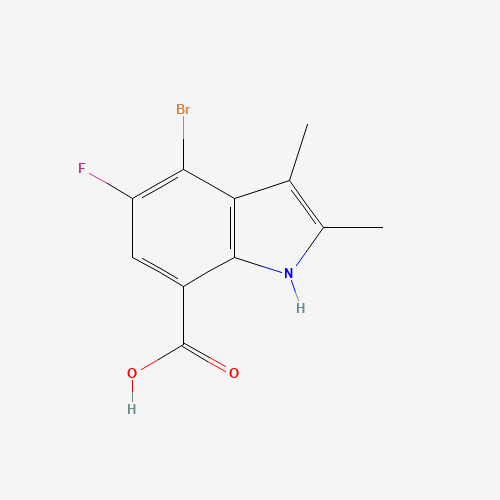 4-Bromo-5-fluoro-2,3-dimethyl-1H-indole-7-carboxylic acid