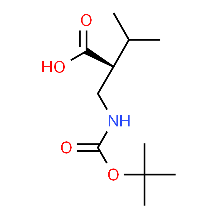 (R)-2-(((tert-Butoxycarbonyl)amino)methyl)-3-methylbutanoic acid