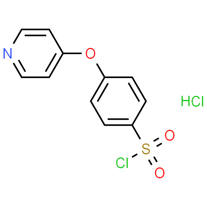 4-(Pyridin-4-yloxy)benzene-1-sulfonyl chloride hydrochloride