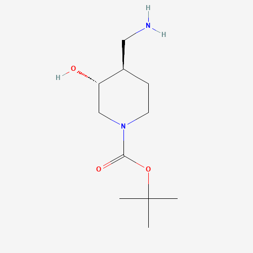 tert-Butyl (3R,4R)-4-(aminomethyl)-3-hydroxypiperidine-1-carboxylate