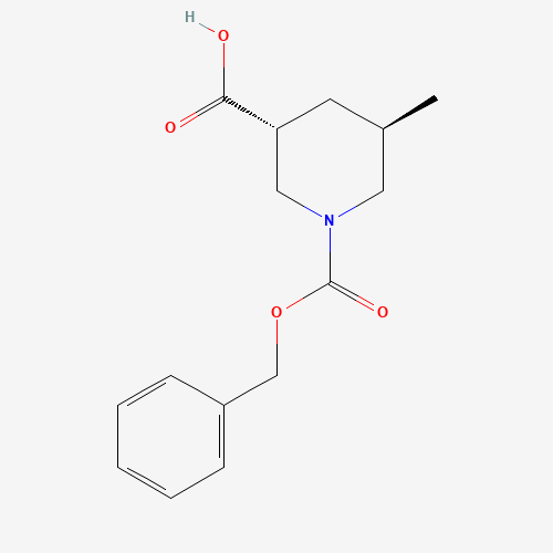 (3R,5R)-1-((Benzyloxy)carbonyl)-5-methylpiperidine-3-carboxylic acid