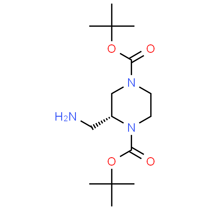 Di-tert-butyl (R)-2-(aminomethyl)piperazine-1,4-dicarboxylate