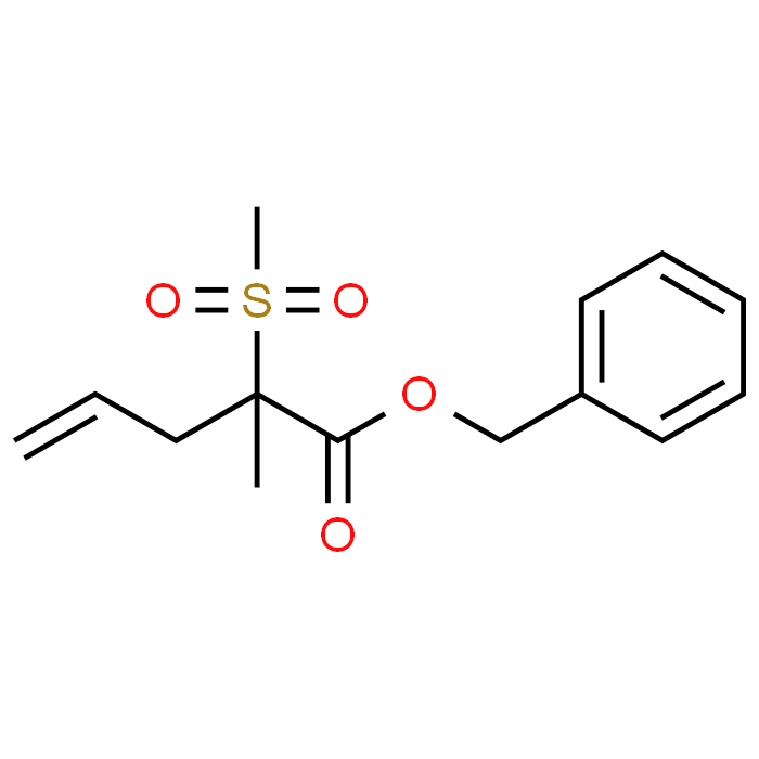 Benzyl 2-methyl-2-(methylsulfonyl)pent-4-enoate