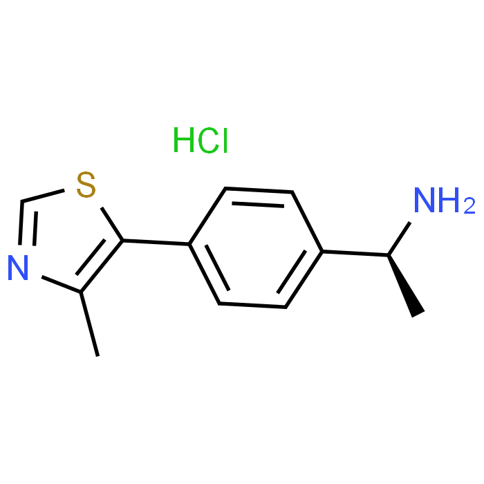 (S)-1-(4-(4Methylthiazol-5-yl)phenyl)ethan-1-amine HCl