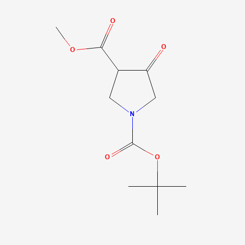 1-tert-Butyl 3-methyl 4-oxopyrrolidine-1,3-dicarboxylate