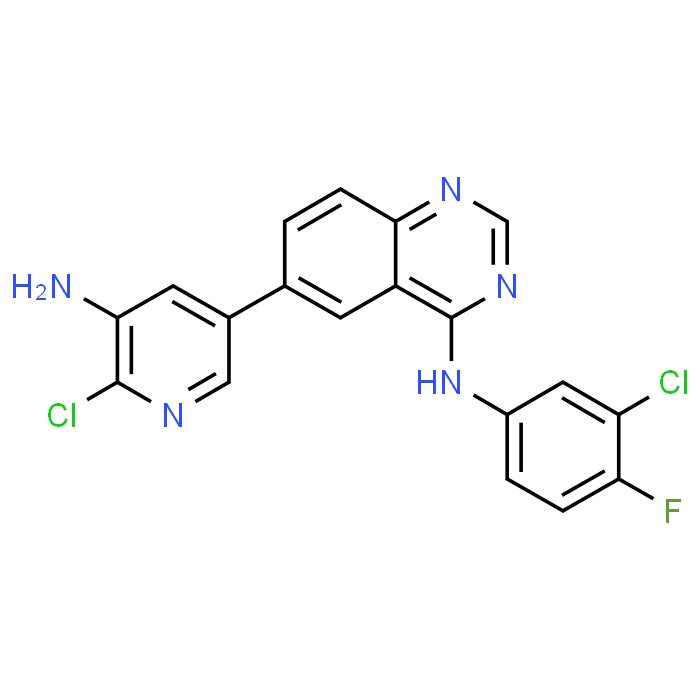 6-(5-Amino-6-chloropyridin-3-yl)-N-(3-chloro-4-fluorophenyl)quinazolin-4-amine