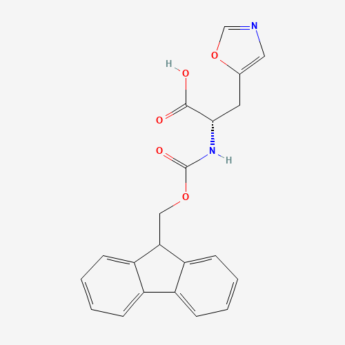 (S)-2-((((9H-Fluoren-9-yl)methoxy)carbonyl)amino)-3-(oxazol-5-yl)propanoic acid