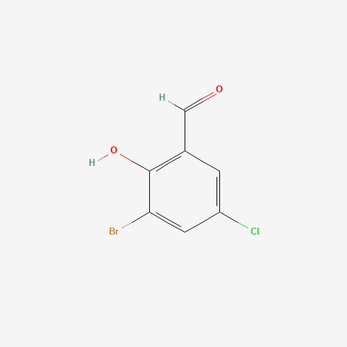 3-Bromo-5-chloro-2-hydroxybenzaldehyde
