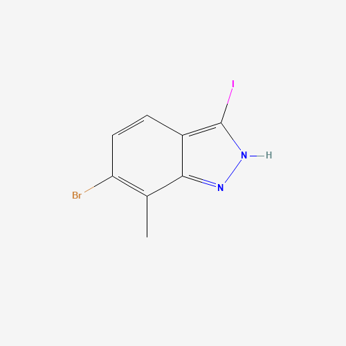 6-Bromo-3-iodo-7-methyl-1H-indazole