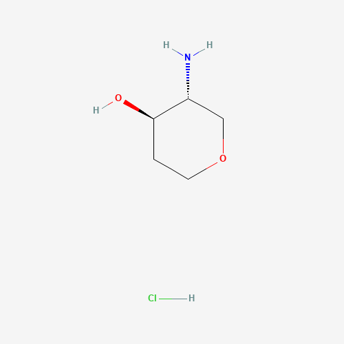 (3R,4R)-3-Aminotetrahydro-2H-pyran-4-ol hydrochloride