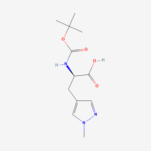 (R)-2-((tert-Butoxycarbonyl)amino)-3-(1-methyl-1H-pyrazol-4-yl)propanoic acid