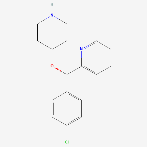 (S)-2-((4-Chlorophenyl)(piperidin-4-yloxy)methyl)pyridine