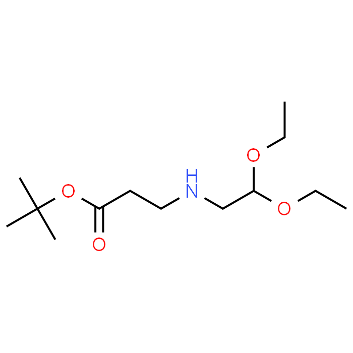 tert-Butyl 3-((2,2-diethoxyethyl)amino)propanoate - Achmem