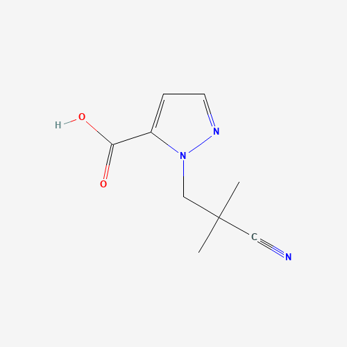 1-(2-Cyano-2-methylpropyl)-1H-pyrazole-5-carboxylic acid