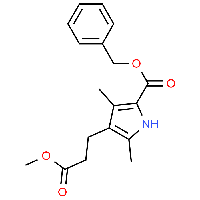 Benzyl 4-(3-methoxy-3-oxopropyl)-3,5-dimethyl-1H-pyrrole-2-carboxylate