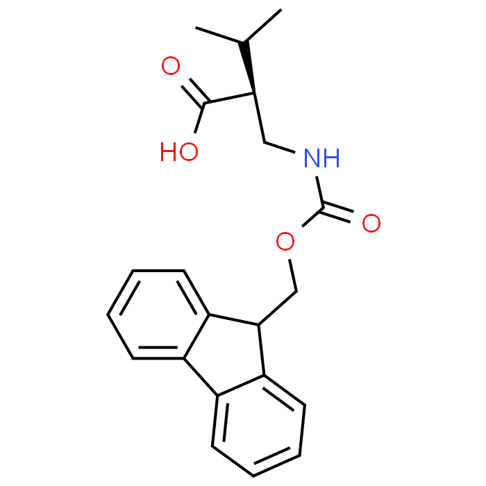 (S)-2-(((((9H-Fluoren-9-yl)methoxy)carbonyl)amino)methyl)-3-methylbutanoic acid