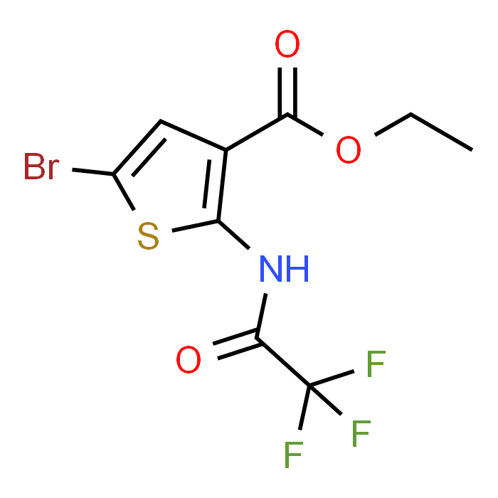 Ethyl 5-bromo-2-(2,2,2-trifluoroacetamido)thiophene-3-carboxylate