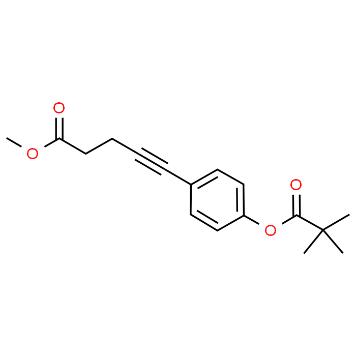 Methyl 5-(4-(pivaloyloxy)phenyl)pent-4-ynoate