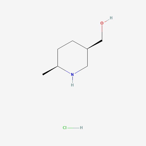 ((3R,6S)-6-Methylpiperidin-3-yl)methanol hydrochloride