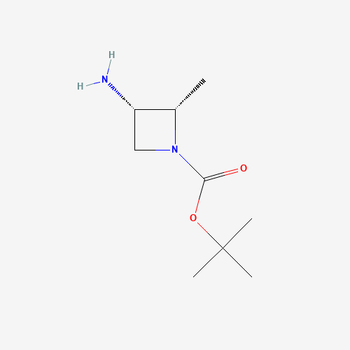 tert-butyl (2S,3S)-3-amino-2-methylazetidine-1-carboxylate