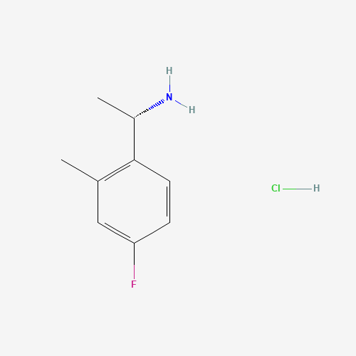(1S)-1-(4-Fluoro-2-methylphenyl)ethan-1-amine hydrochloride