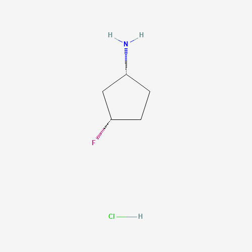 (1R,3S)-3-Fluorocyclopentan-1-amine hydrochloride