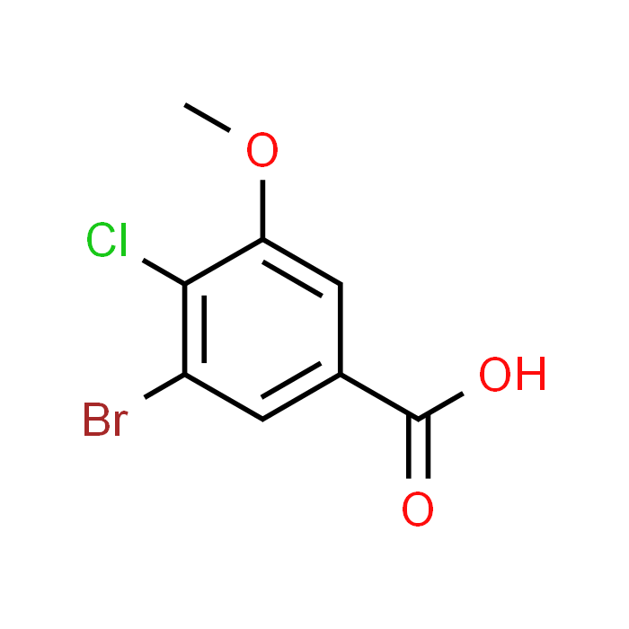3-Bromo-4-chloro-5-methoxybenzoic acid