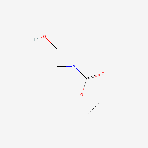 tert-butyl 3-hydroxy-2,2-dimethylazetidine-1-carboxylate