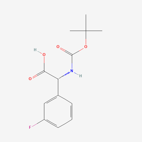 Boc-(R)-2-amino-2-(3-fluorophenyl)acetic acid