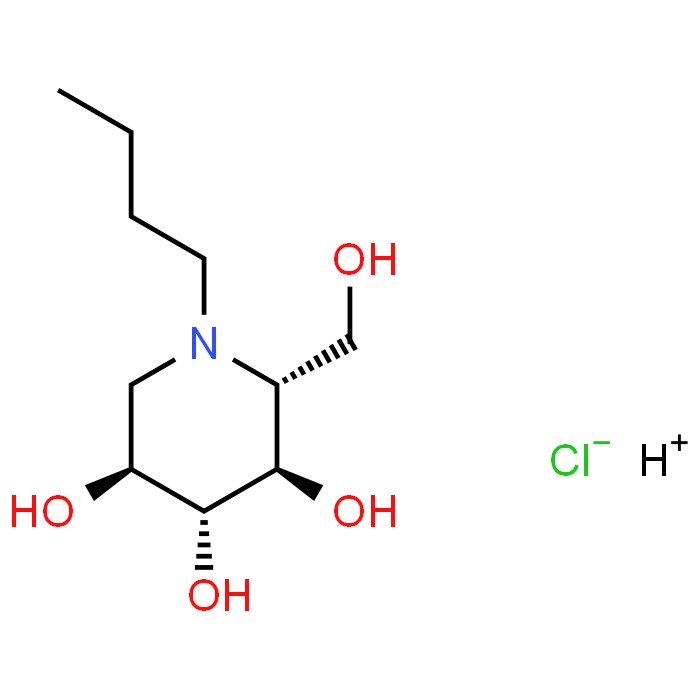 (2R,3R,4R,5S)-1-Butyl-2-(hydroxymethyl)piperidine-3,4,5-triol hydrochloride