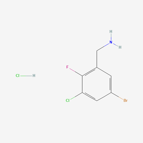 (5-Bromo-3-chloro-2-fluorophenyl)methanamine hydrochloride