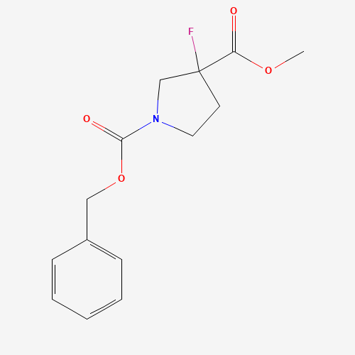O1-benzyl o3-methyl 3-fluoropyrrolidine-1,3-dicarboxylate