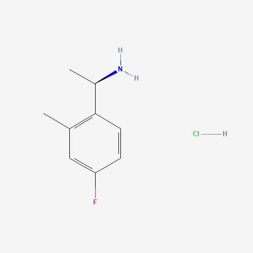 (1R)-1-(4-Fluoro-2-methylphenyl)ethan-1-amine hydrochloride