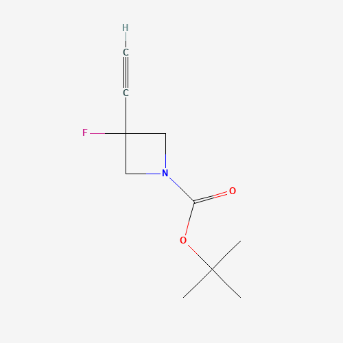tert-Butyl 3-ethynyl-3-fluoroazetidine-1-carboxylate