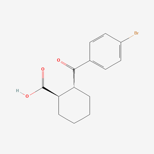 trans-2-(4-Bromobenzoyl)cyclohexanecarboxylic acid