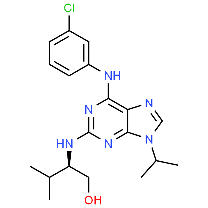 (R)-2-((6-((3-Chlorophenyl)amino)-9-isopropyl-9H-purin-2-yl)amino)-3-methylbutan-1-ol
