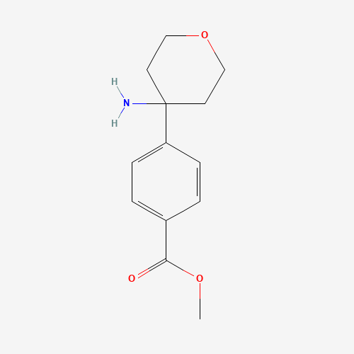 Methyl 4-(4-aminotetrahydro-2H-pyran-4-yl)benzoate