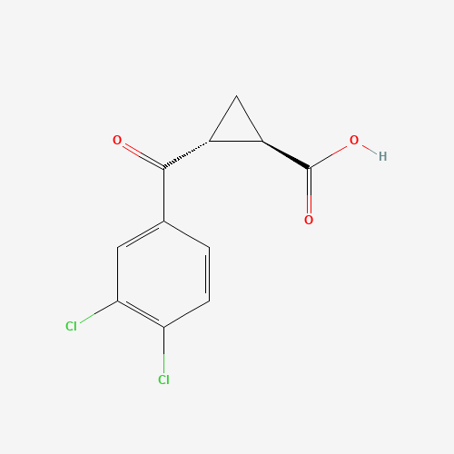 (1R,2R)-2-(3,4-Dichlorobenzoyl)cyclopropane-1-carboxylic acid