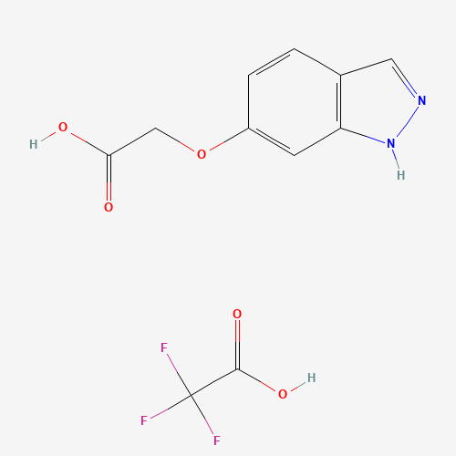 2-(2H-indazol-6-yloxy)acetic acid trifluoroacetate