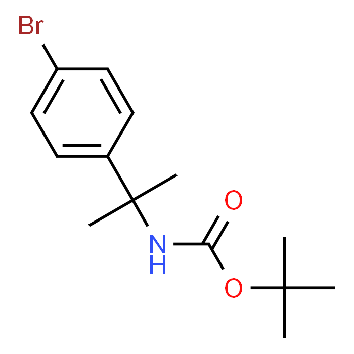 tert-Butyl 2-(4-bromophenyl)propan-2-ylcarbamate